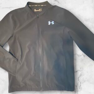 UNDER ARMOUR - “UA RUN” Black Zip-Up Jacket
